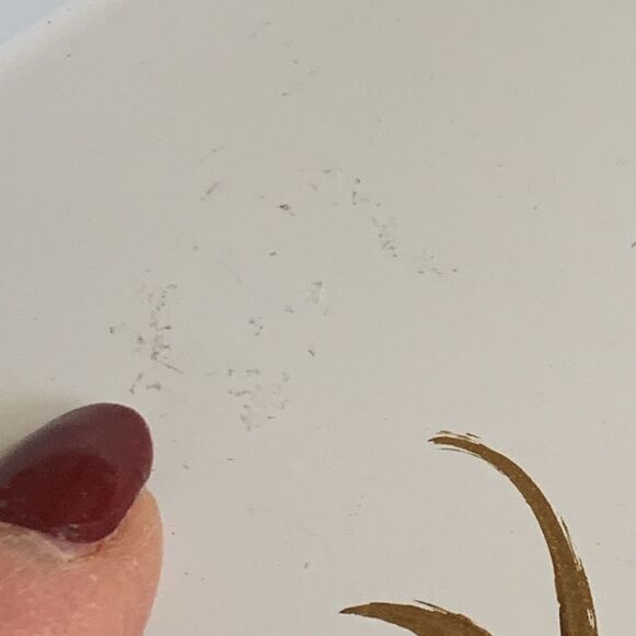 Vintage Nashco Mew York Round Hand-Painted Flower Metal Tray Pierced
Lace Edge - Picture 14 of 17